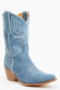 Promotion Idyllwind Women's Aces Denim Deux Western Boots - Pointed Toe | Blue