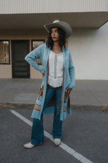 Promotion Idyllwind Women's Howdy Cardigan | Light Blue