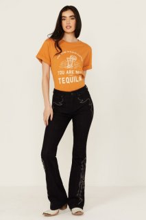 Promotion Idyllwind Women's Glenn Dark Wash High Rise Western Stitched Bootcut Comfort Stretch Denim Jeans | Dark Wash