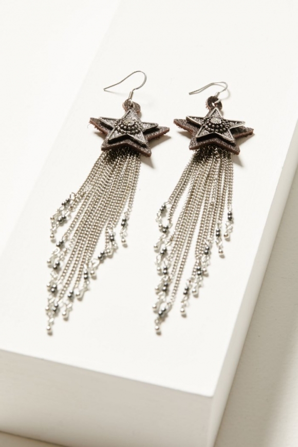 Promotion Idyllwind Women's Emerson Star Fringe Earrings | Silver