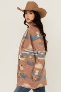 Promotion Idyllwind Women's Crosswind Southwestern Print Cardigan | Sand