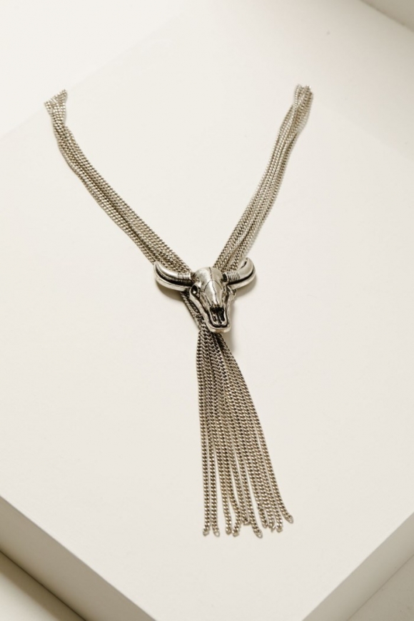 Promotion Idyllwind Women's Broadway Chain Fringe Necklace | Silver