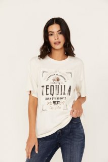 Promotion Idyllwind Women's Shot Of Tequila Short Sleeve Graphic Tee | Ivory