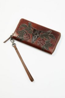 Promotion Idyllwind Women's Lenora Painted Longhorn Tooled Leather Wallet | Brown