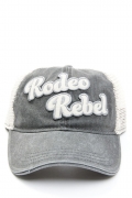 Promotion Idyllwind Women's Rodeo Rebel Embroidered Mesh-Back Baseball Hat | Grey