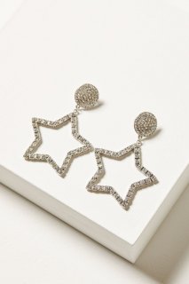Promotion Idyllwind Women's Jeanette Star Rhinestone Earrings | Silver