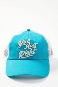 Promotion Idyllwind Women's Y'all Ain't Right Embroidered Mesh Back Baseball Hat | Turquoise