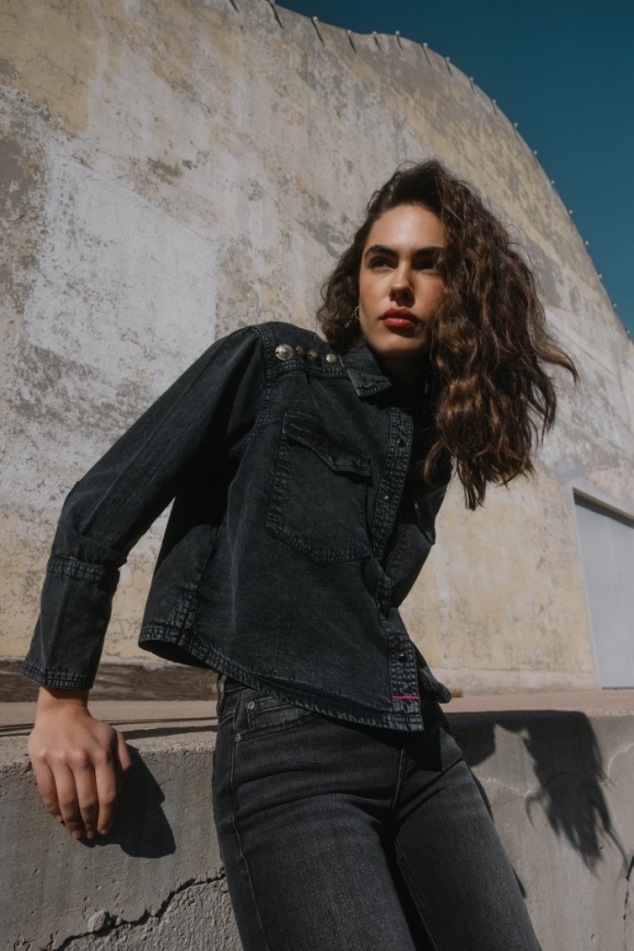 Promotion Idyllwind Women's Concho Embellished Long Sleeve Snap Western Shirt | Black Promotion Idyllwind Women's Concho Embellished Long Sleeve Snap Western Shirt | Black