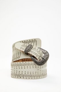 Promotion Idyllwind Women's Sadler Studded Belt | Ivory Promotion Idyllwind Women's Sadler Studded Belt | Ivory