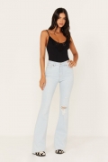 Promotion Idyllwind Women's Light Wash West Avenue High Risin Distressed Flare Jeans | Light Wash Promotion Idyllwind Women's Light Wash West Avenue High Risin Distressed Flare Jeans | Light Wash