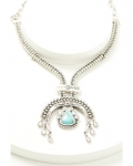 Promotion Idyllwind Women's Suncrest Rhinestone Squash Blossom Necklace | Silver