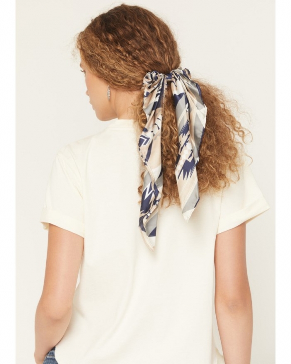 Promotion Idyllwind Women's Eugenia Southwest Postcard Hair Scrunchie Set - 2 Piece | Cream