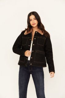 Promotion Idyllwind Women's Easton Reversible Denim Blanket Jacket | Black Promotion Idyllwind Women's Easton Reversible Denim Blanket Jacket | Black