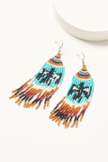 Promotion Idyllwind Women's Graylynn Beaded Fringe Earrings | Turquoise Promotion Idyllwind Women's Graylynn Beaded Fringe Earrings | Turquoise