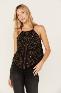 Promotion Idyllwind Women's Alpine Super Embellished Tank | Black Promotion Idyllwind Women's Alpine Super Embellished Tank | Black