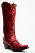 Promotion Idyllwind Women's Slay Red Python Tall Western Boots - Snip Toe | Red