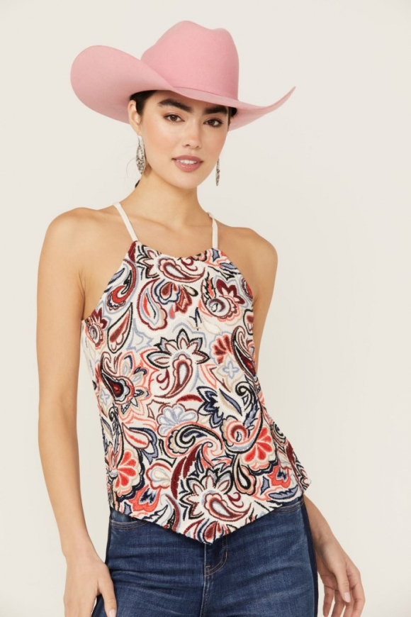 Promotion Idyllwind Women's Floral Haze Tank Top | Ivory