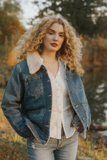 Promotion Idyllwind Women's Diamondhead Reversible Denim Blanket Jacket | Dark Wash