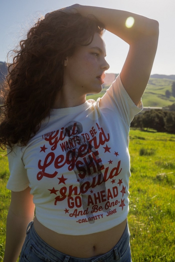 Promotion Idyllwind Women's Calamity Jane Short Sleeve Graphic Tee | Ivory