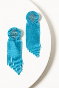 Promotion Idyllwind Women's Adalee Seed Bead Fringe Earrings | Turquoise