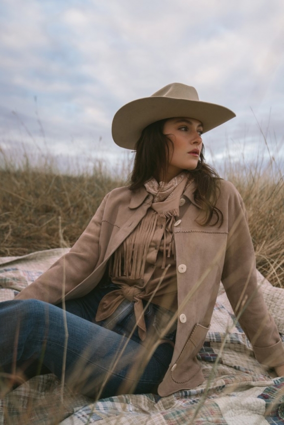 Promotion Idyllwind Women's Daiseta Suede Shacket Jacket | Beige/khaki Promotion Idyllwind Women's Daiseta Suede Shacket Jacket | Beige/khaki