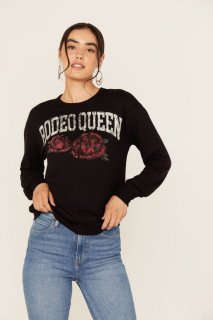 Promotion Idyllwind Women's Rodeo Queen Pullover Sweatshirt | Black