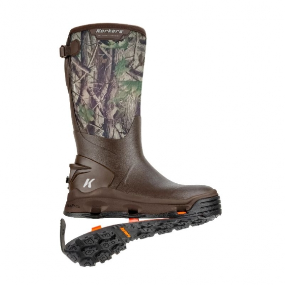 KORKERS NEW ARRIVALS MEN'S NEO STORM CAMO-90 DEGREE SOLE-Camo