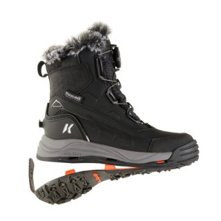 KORKERS NEW ARRIVALS WOMEN'S SNOWMAGEDDON BOA-Black