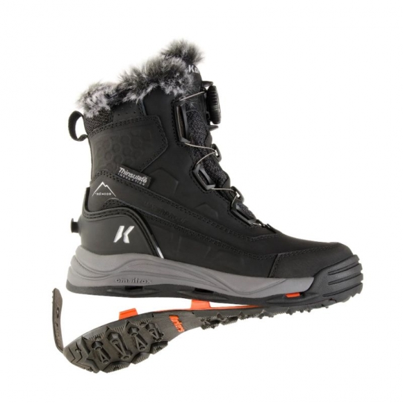 KORKERS NEW ARRIVALS WOMEN'S SNOWMAGEDDON BOA-Black