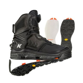 KORKERS NEW ARRIVALS MEN'S RIVER OPS BOA-FELT & VIBRAM XS TREK SOLES