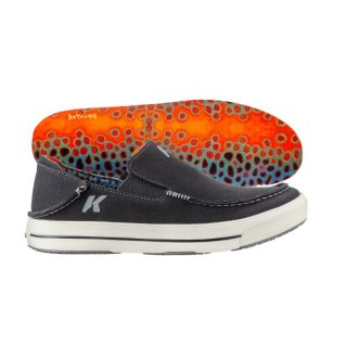 KORKERS NEW ARRIVALS MEN'S FISH MOC - BROWN TROUT