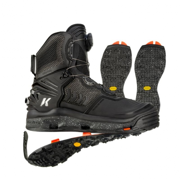 KORKERS NEW ARRIVALS MEN'S RIVER OPS BOA-VIBRAM XS TREK & STUDDED XS TREK SOLES