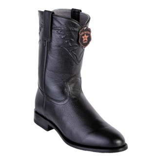New Arrivals Los Altos Men's Elk Roper Boots | Black