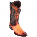New Arrivals Los Altos Men's Buttercup Ostrich Boots - European Toe | Faded Buttercup