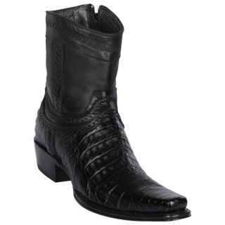 New Arrivals Los Altos Men's Black Caiman Belly European Toe | Black
