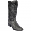 New Arrivals Los Altos Men's Grey Ostrich Cowboy Boots | Grey
