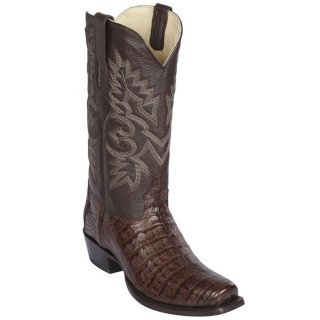 New Arrivals Los Altos Men's Caiman Belly 7x-Toe Western Boots | Brown