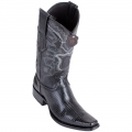 New Arrivals Los Altos Men's Black Lizard Skin Boots | Black
