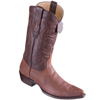 New Arrivals Los Altos Men's Brown Bull Shoulder Cowboy Boots | Brown