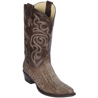New Arrivals Los Altos Men's Ostrich Leg Boots | Brown