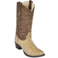 New Arrivals Los Altos Men's Caiman Belly Cowboy Boots | Honey