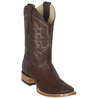 New Arrivals Los Altos Men's Brown Square Toe Boots | Brown