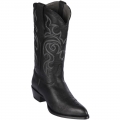 New Arrivals Los Altos Men's Goat Black Cowboy Boots J-Toe | Black