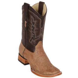 New Arrivals Los Altos Men's Mens Square Toe Smooth Ostrich Cowboy Boots | Mocka Brown