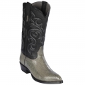 New Arrivals Los Altos Men's Ostrich Leg Grey Cowboy Boots | Grey