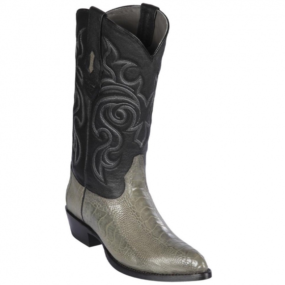 New Arrivals Los Altos Men's Ostrich Leg Grey Cowboy Boots | Grey