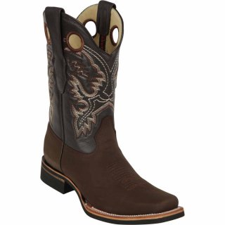 New Arrivals Los Altos Men's Brown Square Toe Boots | Brown