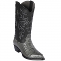New Arrivals Los Altos Men's Grey Cayman Tail Cowboy Boots | Grey