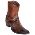 New Arrivals Los Altos Men's Caiman Belly Mens European Square Toe Boots | Brown