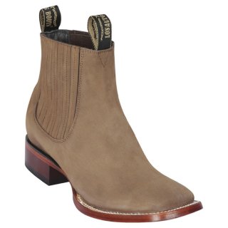 New Arrivals Los Altos Men's Ankle Square Toe Boot - Taupe | Brown